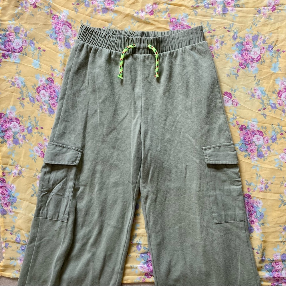 Zara Girls Cargo Wide Leg Pants